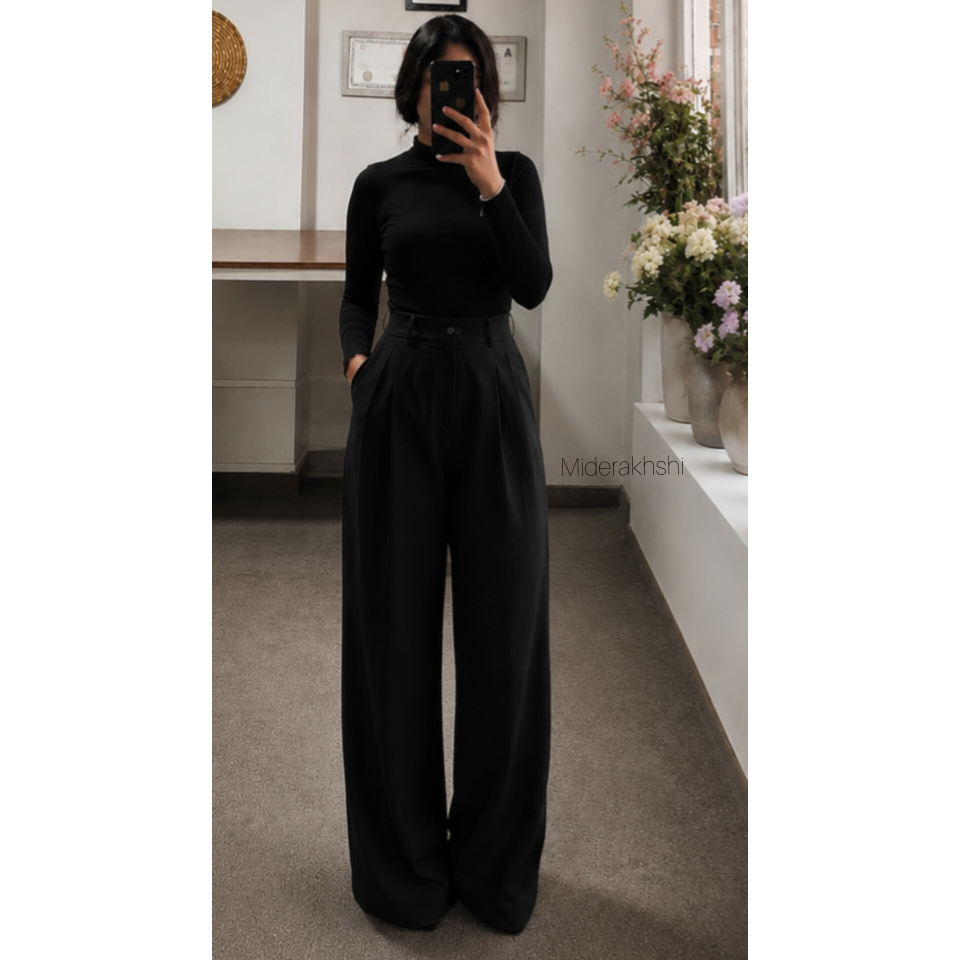 شلوار بگ مشکی 🖤